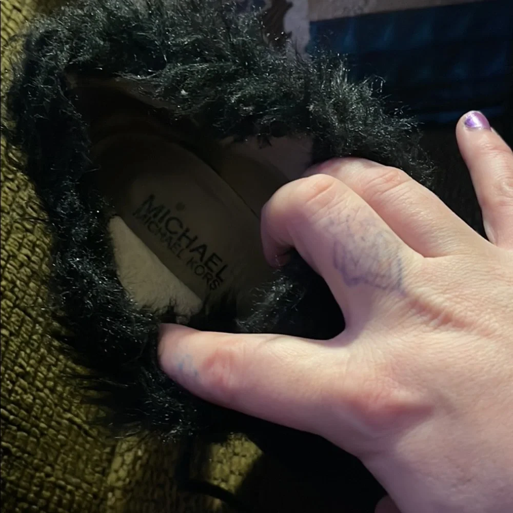 Black Michael kors high heel boots size 7 - Picture 4 of 4